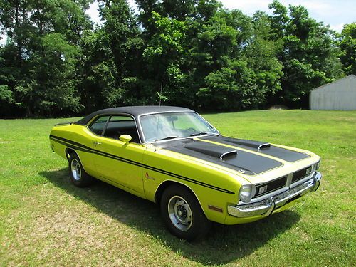 1971 dodge dart demon duster  340 two fender tags high option