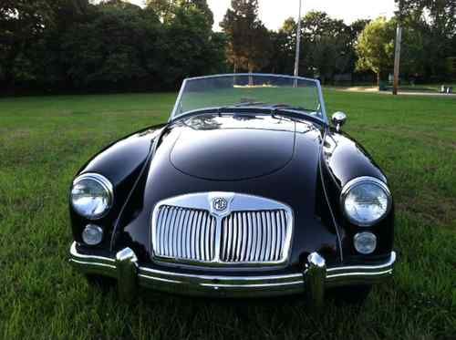 1960 MG MGA 1600 Roadster Barn Find 1 Owner Car Black w/ Red Interior, US $17,650.00, image 2