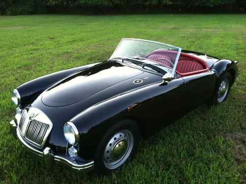 1960 MG MGA 1600 Roadster Barn Find 1 Owner Car Black w/ Red Interior, US $17,650.00, image 5