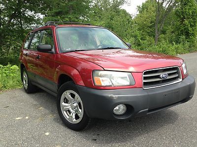 2004 subaru forester 2.5x-4cyl gets nr. 27mpg-best all whl. drv-wagon in class!