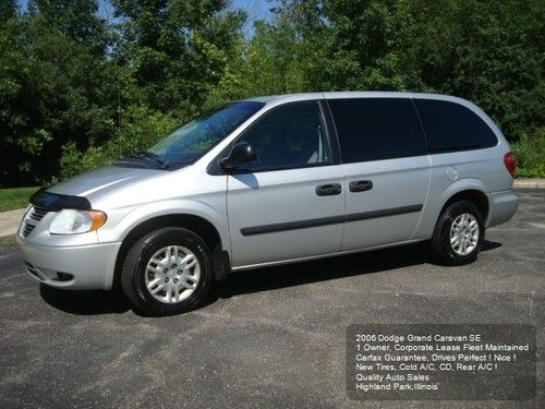 2006 dodge grand caravan se rear a/c 1 owner new tires carfax drives perfect !