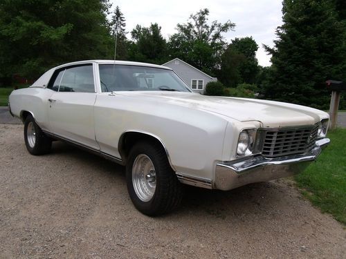 1972 chevrolet monte carlo base hardtop 2-door 6.6l