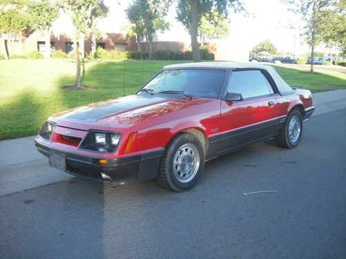 1986 Ford Mustang GT 5.0 Convertible 5-speed - Low mileage original, image 3