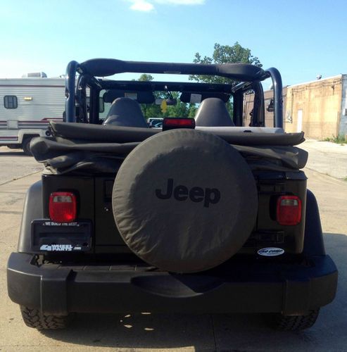 1998 Jeep Wrangler 4.0 L Lifted 33 Inch Tires 2007 BUMPER KIT 4WD Convertable, image 8