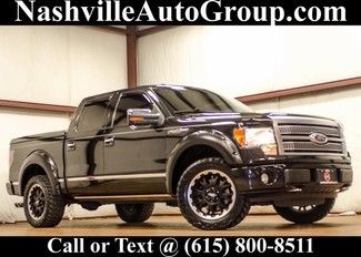 2010 black crew cab platinum 4wd navigation leather sunroof sony tires wheels