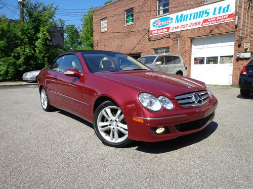 2009 mercedes-benz clk350 convertible no reserve repairable not salvage 07 08 09