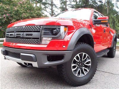 2013 f150 raptor navigation moonroof export red low miles