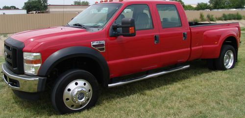 2008 ford f-450 super duty crew cab, 6.4 liter turbo diesel 1 owner, 117k miles