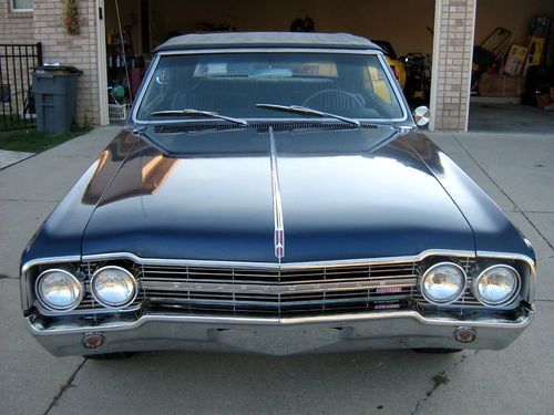 BEAUTIFUL RARE TRUE 1965 OLDS 442 -  400 V8 / 4 SPEED -MIDNIGHT BLUE- EX CLEAN !, US $22,500.00, image 6