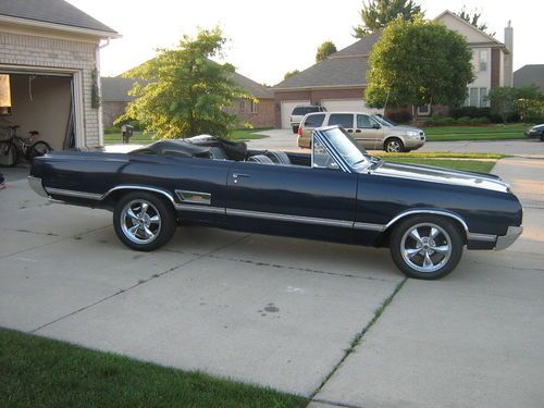BEAUTIFUL RARE TRUE 1965 OLDS 442 -  400 V8 / 4 SPEED -MIDNIGHT BLUE- EX CLEAN !, US $22,500.00, image 8