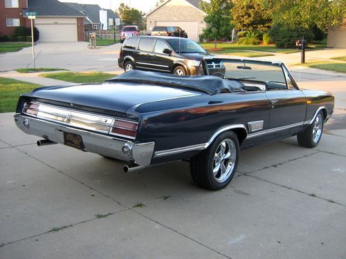 BEAUTIFUL RARE TRUE 1965 OLDS 442 -  400 V8 / 4 SPEED -MIDNIGHT BLUE- EX CLEAN !, US $22,500.00, image 9