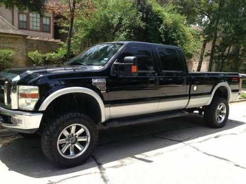 F350 lariat v8 6.4l turbodiesel crew cab and long bed