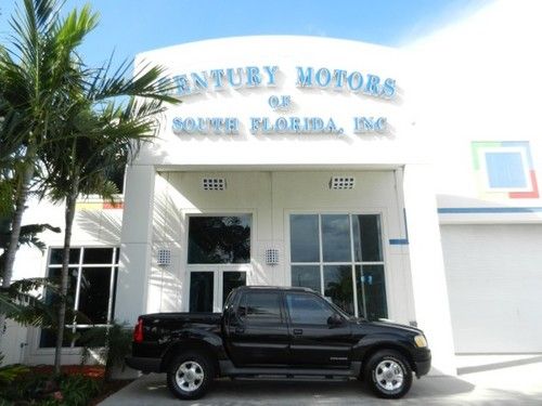 2001 ford explorer sport trac 4dr  black  only 76320 miles low miles