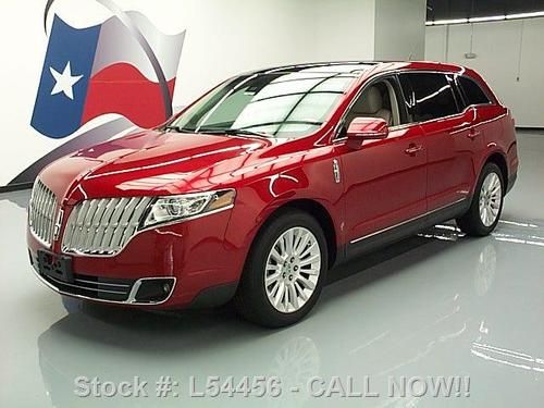 2012 lincoln mkt vista roof rear cam climate seats 28k texas direct auto
