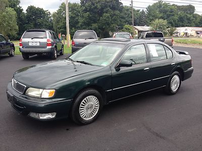 No reserve 1998 infiniti i30 1 owner no accidents runs great leather bose sunrf