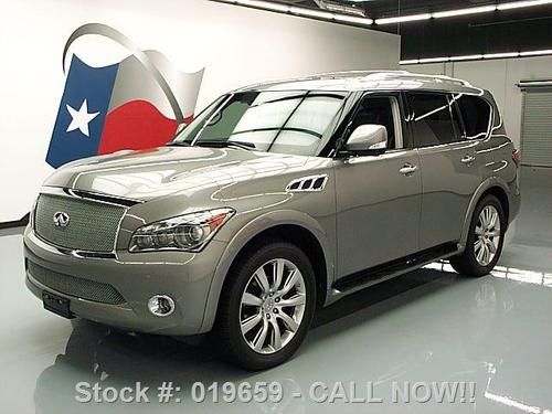 2012 infiniti qx56 4x4 theater sunroof nav dvd 20's 33k texas direct auto