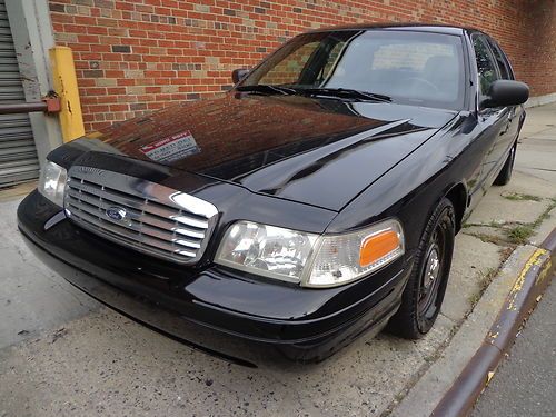 2006 ford crown victoria police interceptor sedan 4-door 4.6l low 53k black