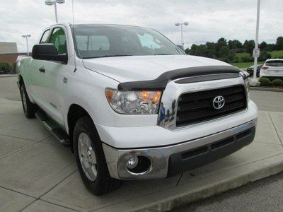 Tundra White Double Cab 4 Door TRD Clear Title All Power Truck Running Boards, image 4