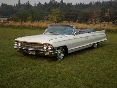 1962 cadillac convertible w/ factory air. nice! california car, now in oregon!