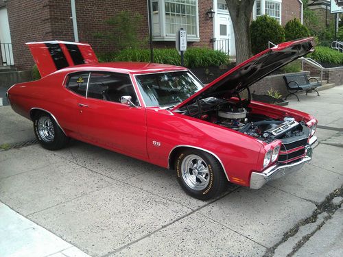 1970 chevelle ss454 2 door coupe  auto - 500 miles off complete restoration