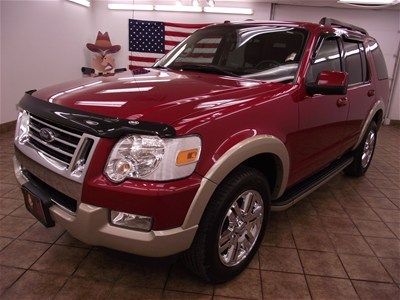 2010 ford explorer eddie bauer 4.0l auto red metallic