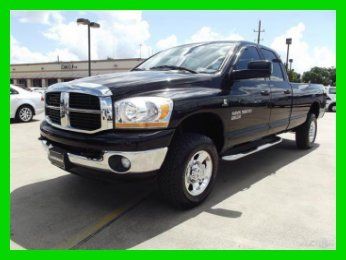 2006 dodge ram 3500 crew cab slt 4x4, 5.9l diesel, srw, lwb, 1-owner, 86k miles