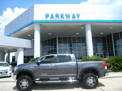 2012 toyota tundra 4wd crewmax platinum edition 5.7l low miles lifted leather