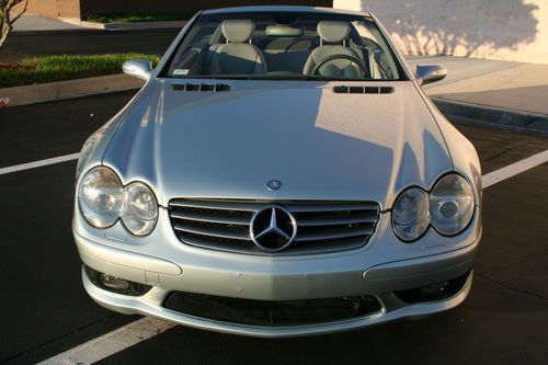 2004 SL500 AMG Sport Body! Mercedes Benz Diamond Silver LOW MILES! By Owner!, image 12
