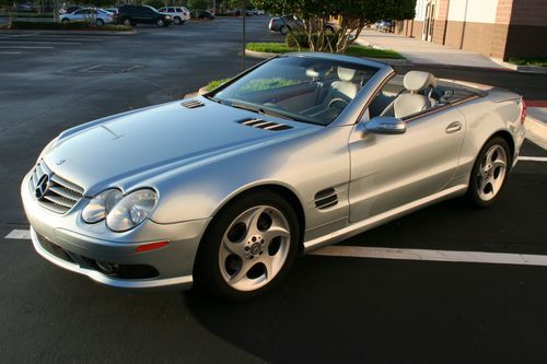 2004 SL500 AMG Sport Body! Mercedes Benz Diamond Silver LOW MILES! By Owner!, image 22