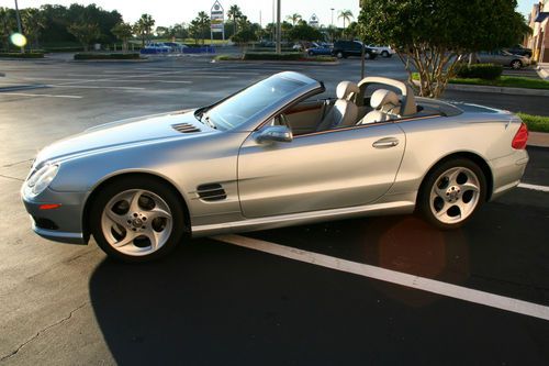 2004 SL500 AMG Sport Body! Mercedes Benz Diamond Silver LOW MILES! By Owner!, image 24