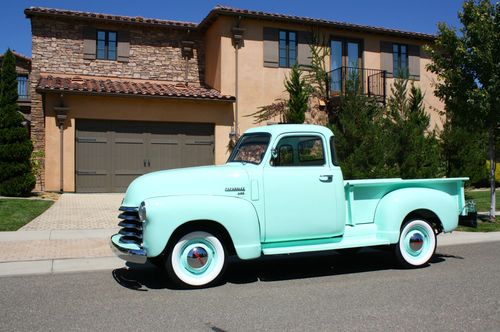 1950 chevrolet pick up-5 window-original-1949-1951-1952-1953-1954-whitewalls