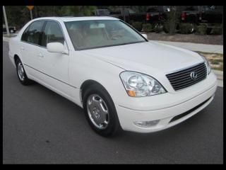 2002 lexus ls 430 4dr sdn luxury leather low miles sunroof 6cd changer &amp; casette