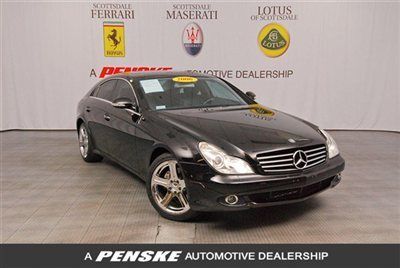 2006 mercedes cls500~navigation~htd seats~chrome wheels~wood pack~like 2007