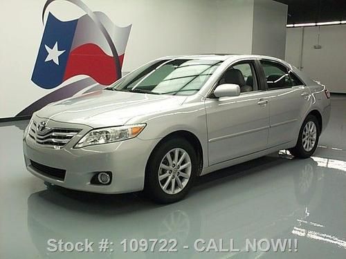 2010 toyota camry xle sunroof nav rear cam sunshade 67k texas direct auto