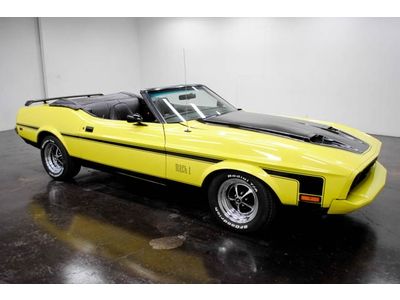 1973 ford mustang mach i convertible power top ps pb dual exhaust tach tilt