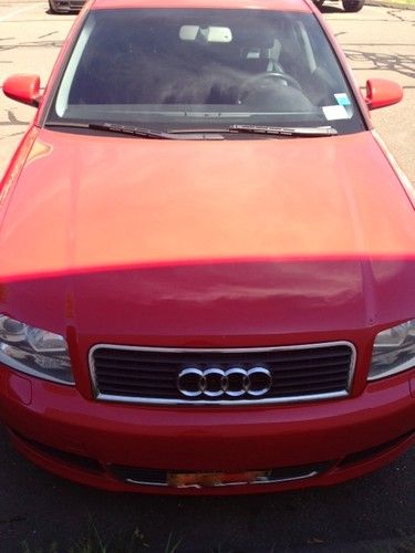 2004 audi a4 1.8t a/t ultrasport pkg red