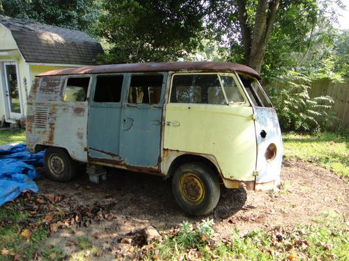 1967 vw bus volkswagon split window the samba kombi van rare extras