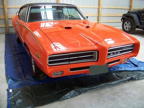 **1969 pontiac gto judge - #'s match raiii, 4-spd, protect-o-plate, phs doc'd **