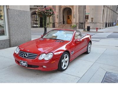 2005 mercedes sl500 1 owner 30k miles serviced original msrp $95k!!