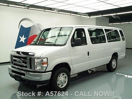 2012 ford e-350 xlt extended 5.4l v8 15-passenger 33k! texas direct auto