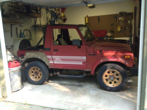 1987 suzuki samurai jx sport utility 2-door 1.3l $1 start no reserve