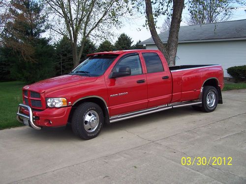 2004 dodge ram 3500 drw, 5.9l diesel 4 door, only 21,500 miles