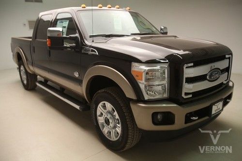 2014 king ranch crew 4x4 fx4 navigation sunroof leather heated v8 diesel