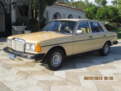 1980 mercedes-benz diesel 300d one owner incredible condition runs xclnt