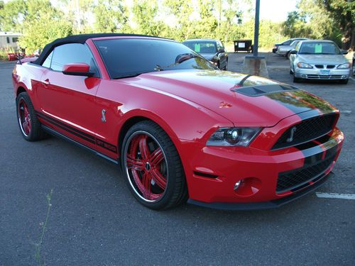 2010 ford mustang shelby gt500 convertible 2-door 5.4l