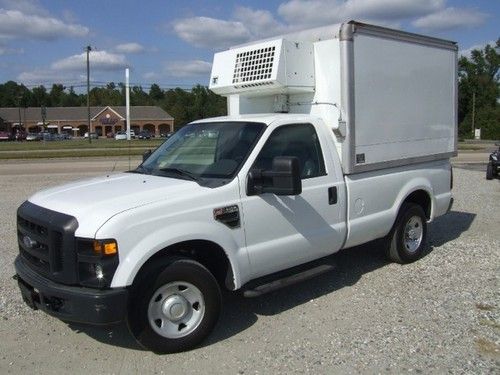 2009 ford f250 xl sd refrigerator truck cold at v8