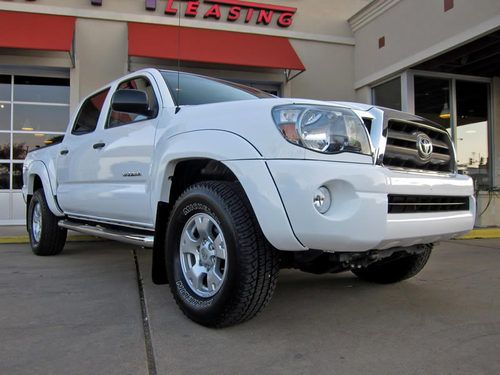 2009 toyota tacoma double cab sr5 trd 4x4, leather, alloy wheels, automatic!