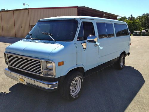 1978 chevrolet g20 3/4 ton van with sliding side door