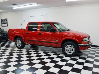 2002 chevrolet s-10 crew cab ls 4x4 1owner low miles 15'' alloys super clean