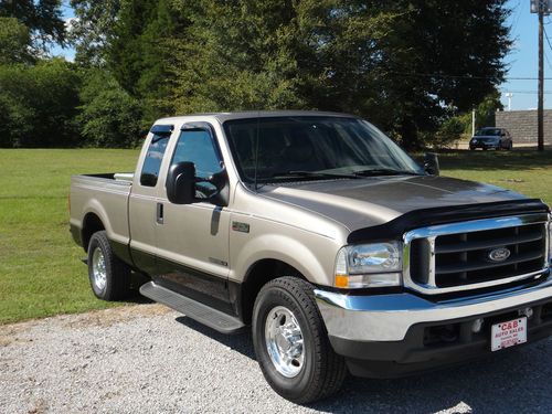 2002 ford f250 7.3 diesel srw lariat 34k miles 2wd loaded hauler